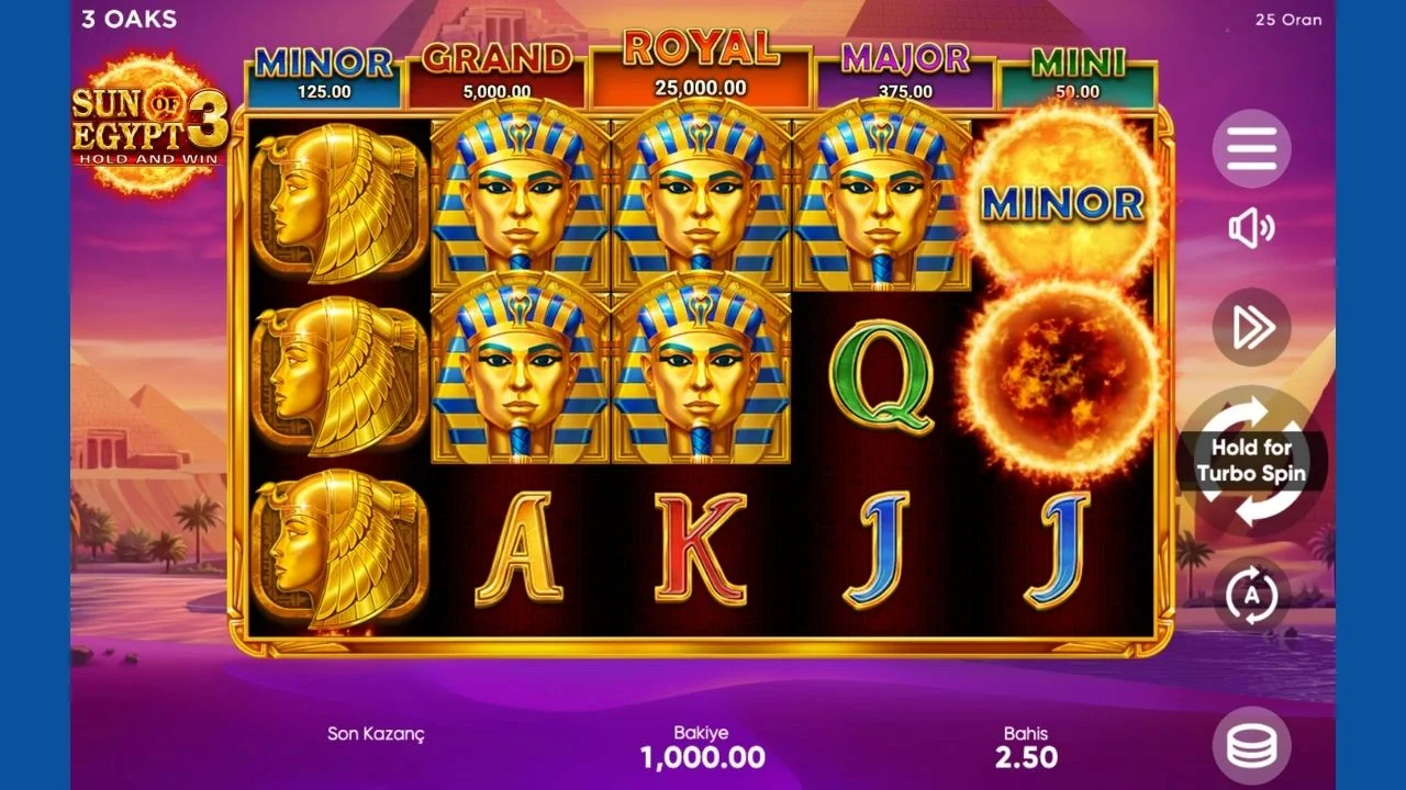 Sun of Egypt 3 oyun ekranı
